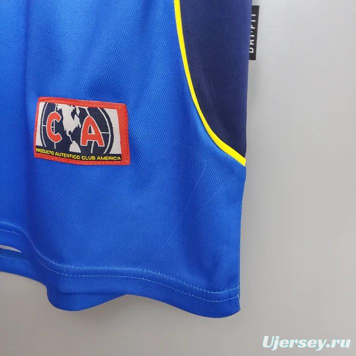 Retro 01/02 Club America Away Blue Jersey