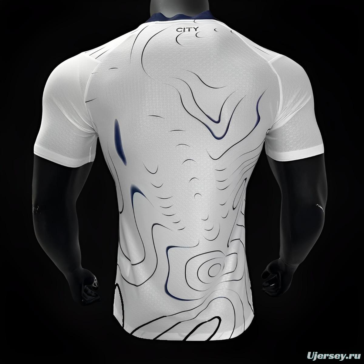 Player Version 24/25 Manchester City Away White Jersey