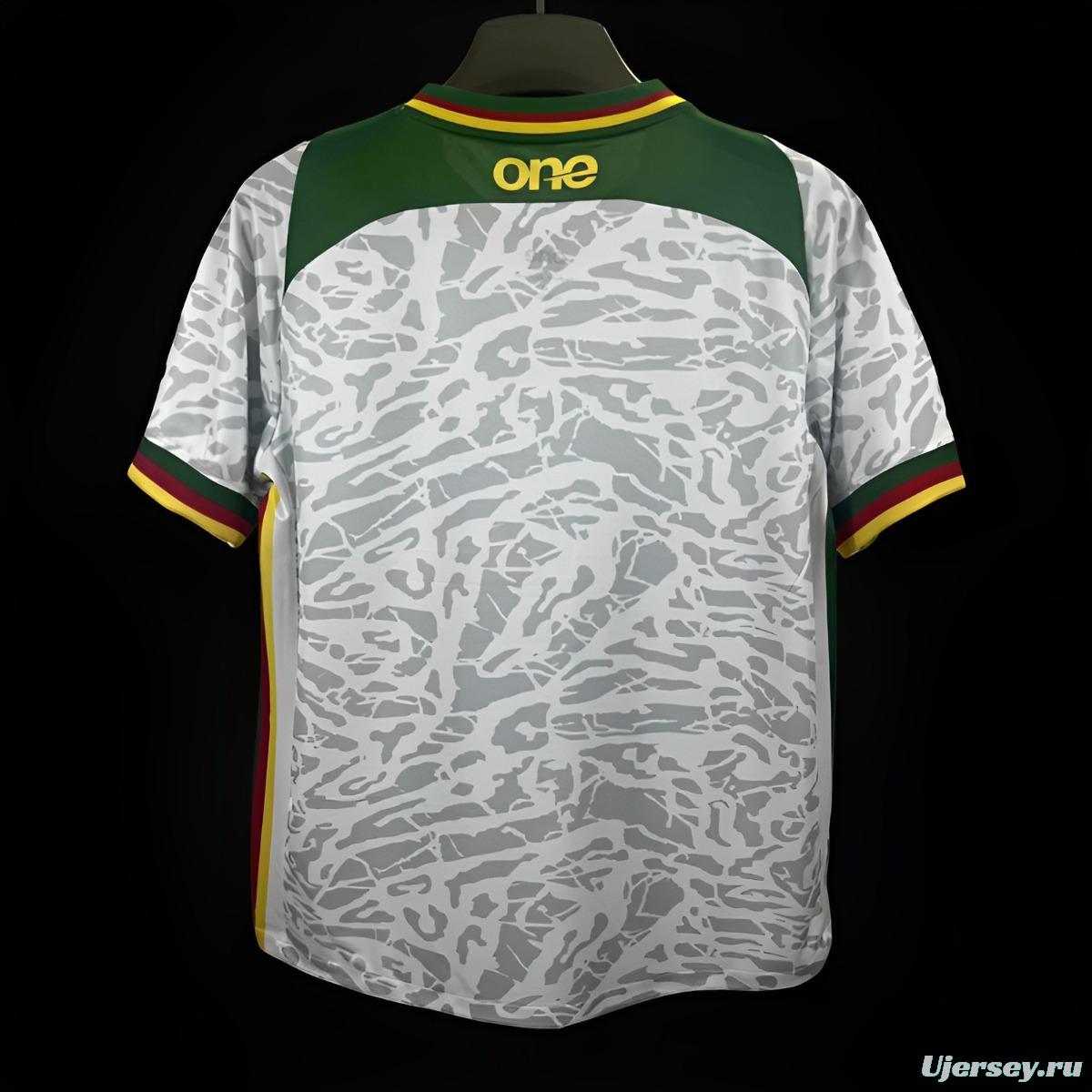 2024 cameroon White Pre-Match Training Jersey