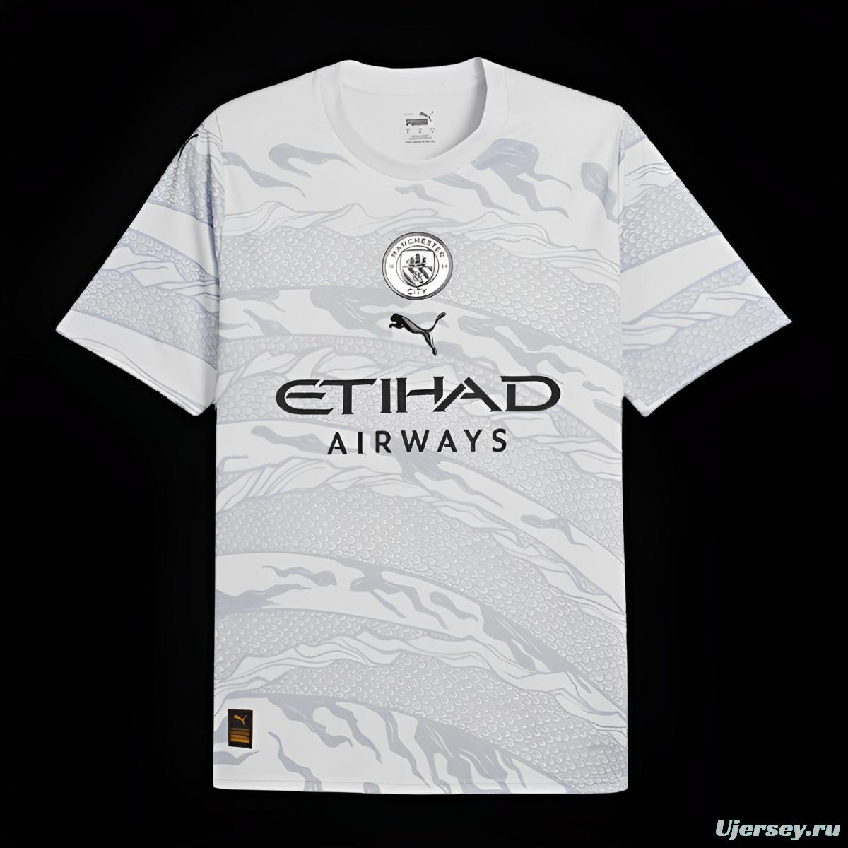 24/25 Manchester City Puma Year of the Dragon White Jersey