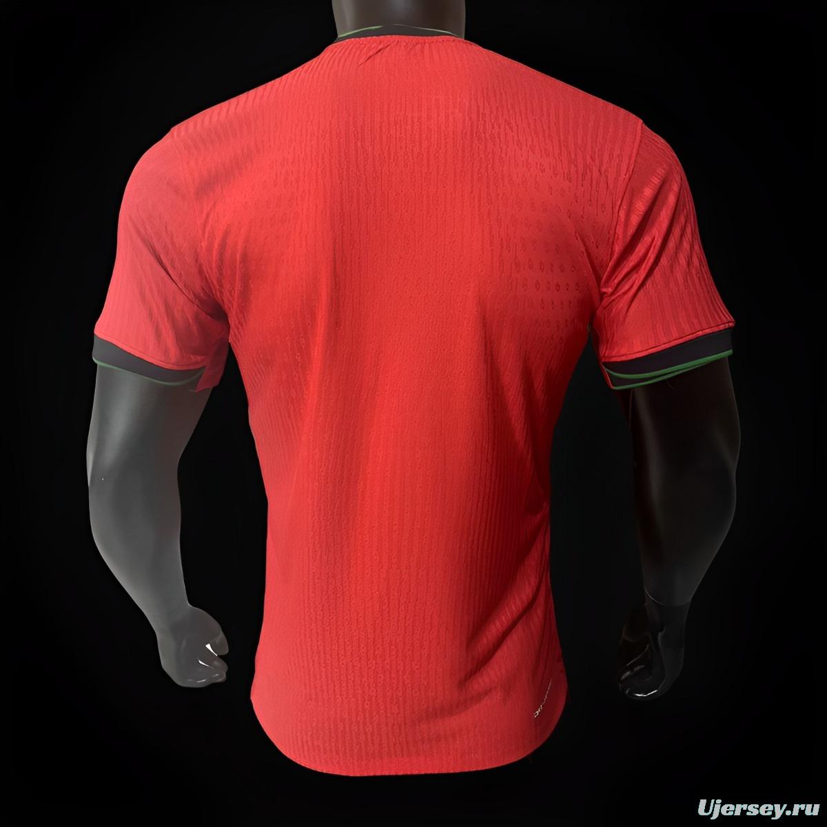 Player Version 2024 Portugal Home Jersey