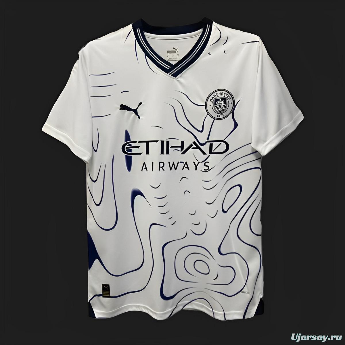 24/25 Manchester City Away White Jersey