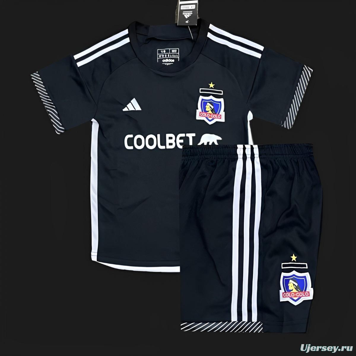 24/25 Kids COLO COLO Away White Jersey