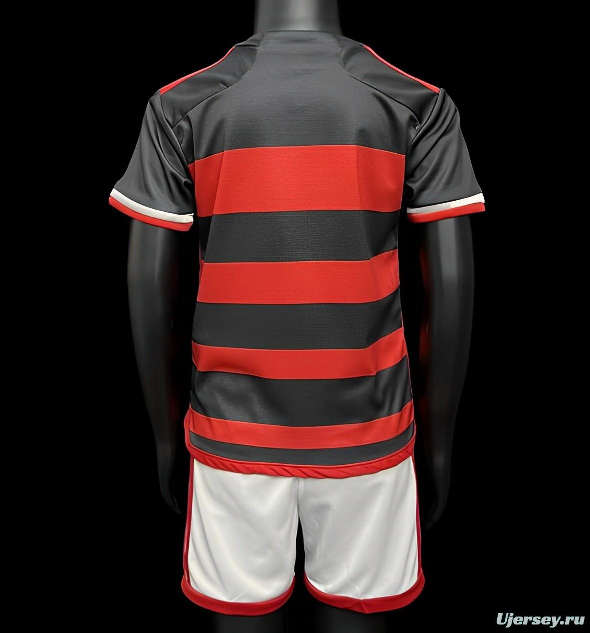 23/24 Kids Flamengo Home Jersey