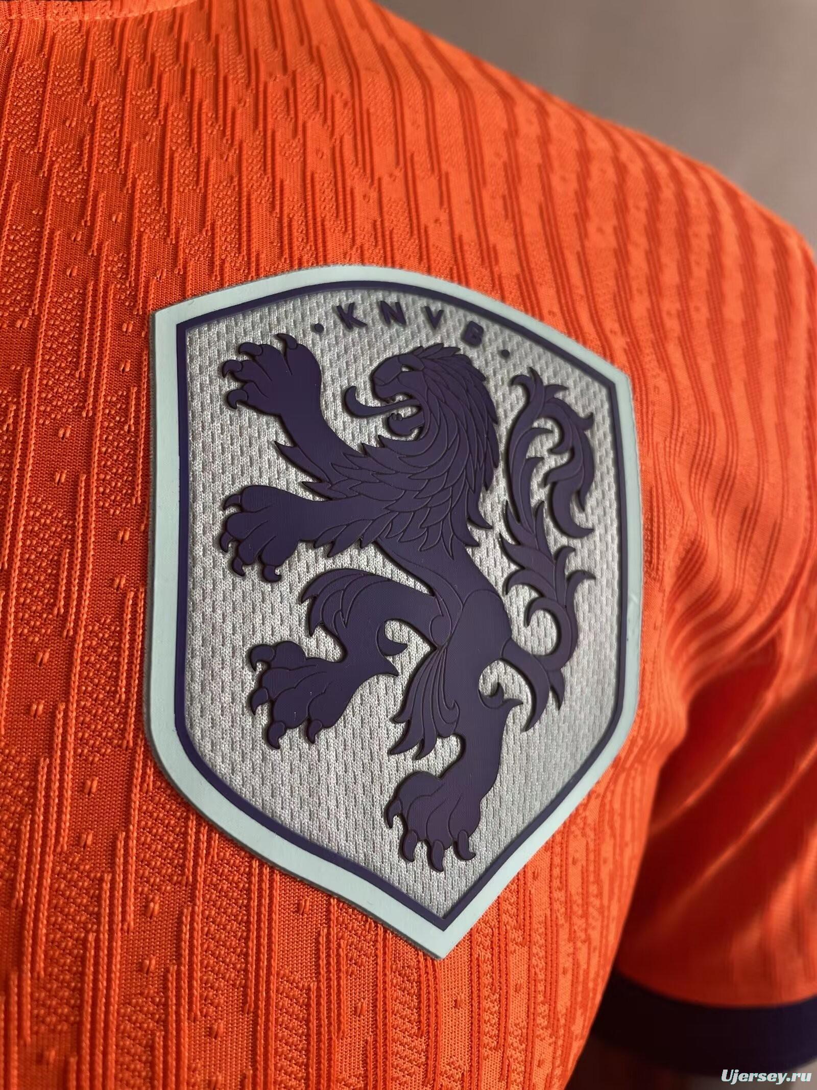 Player Version 2024 Netherlands Home Jersey