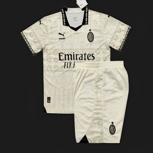 23/24 Kids AC Milan Forth White Jersey