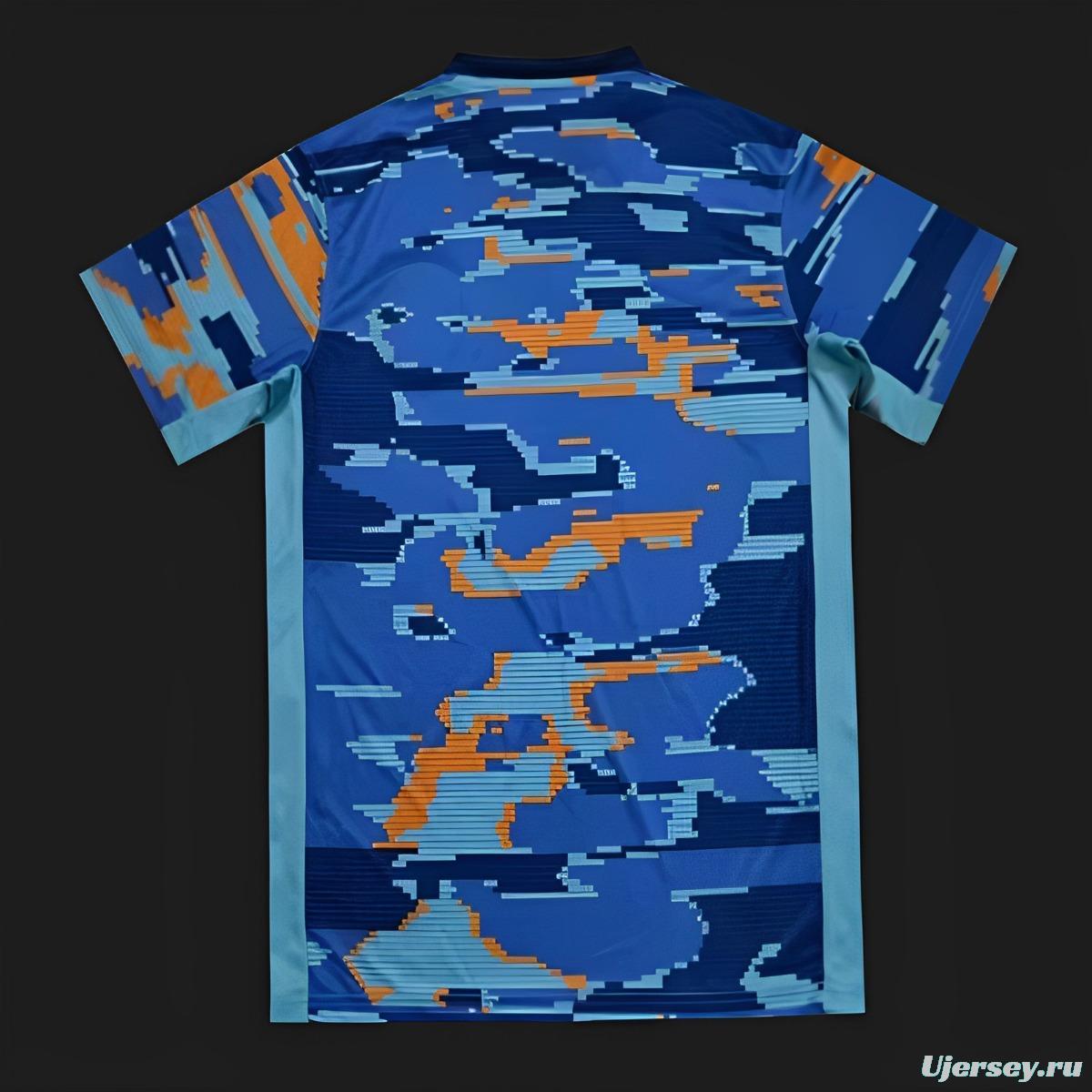 2024 Netherlands Blue Pre-Match Jersey