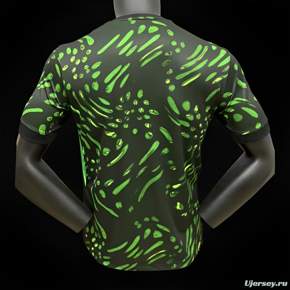 Player Version 2024 Nigeria Away Green Jersey