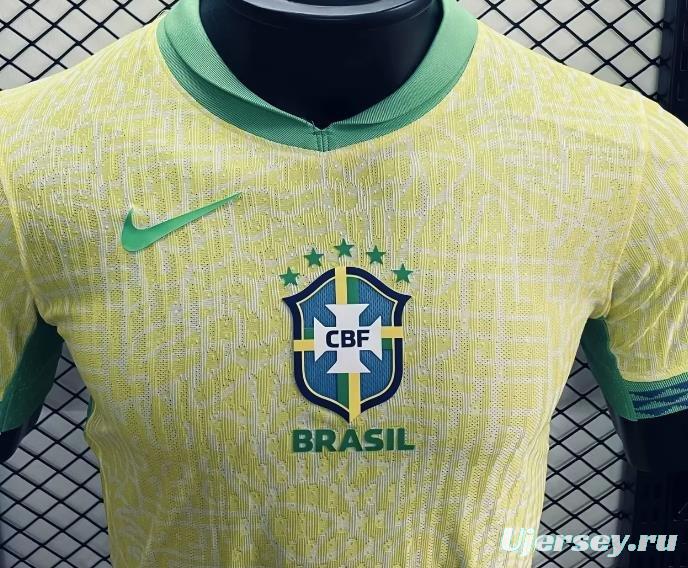 Player Version 2024 Brazil Home Jersey