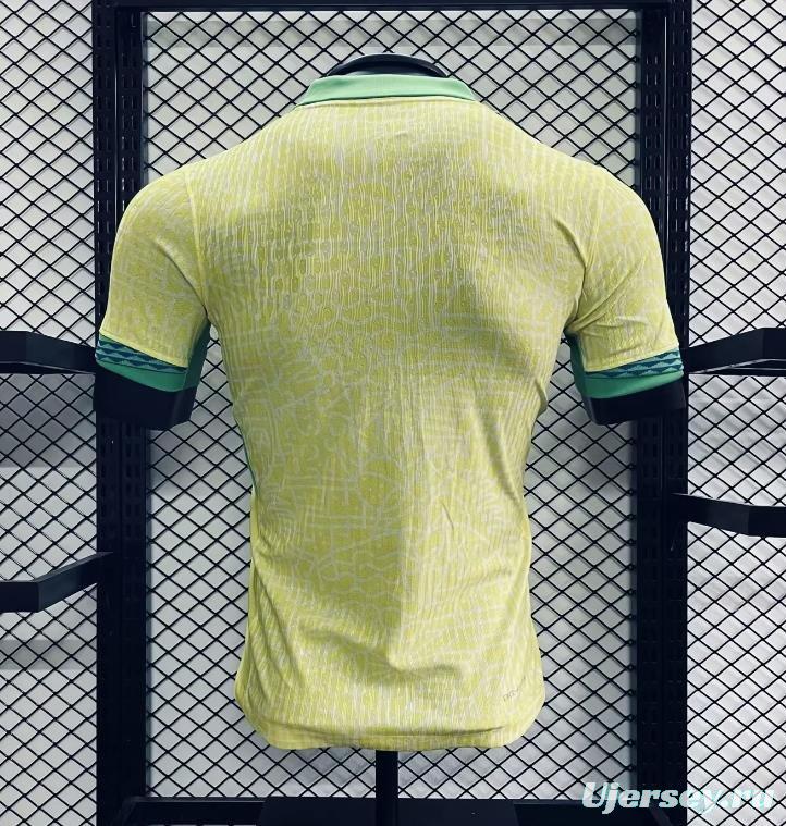 Player Version 2024 Brazil Home Jersey