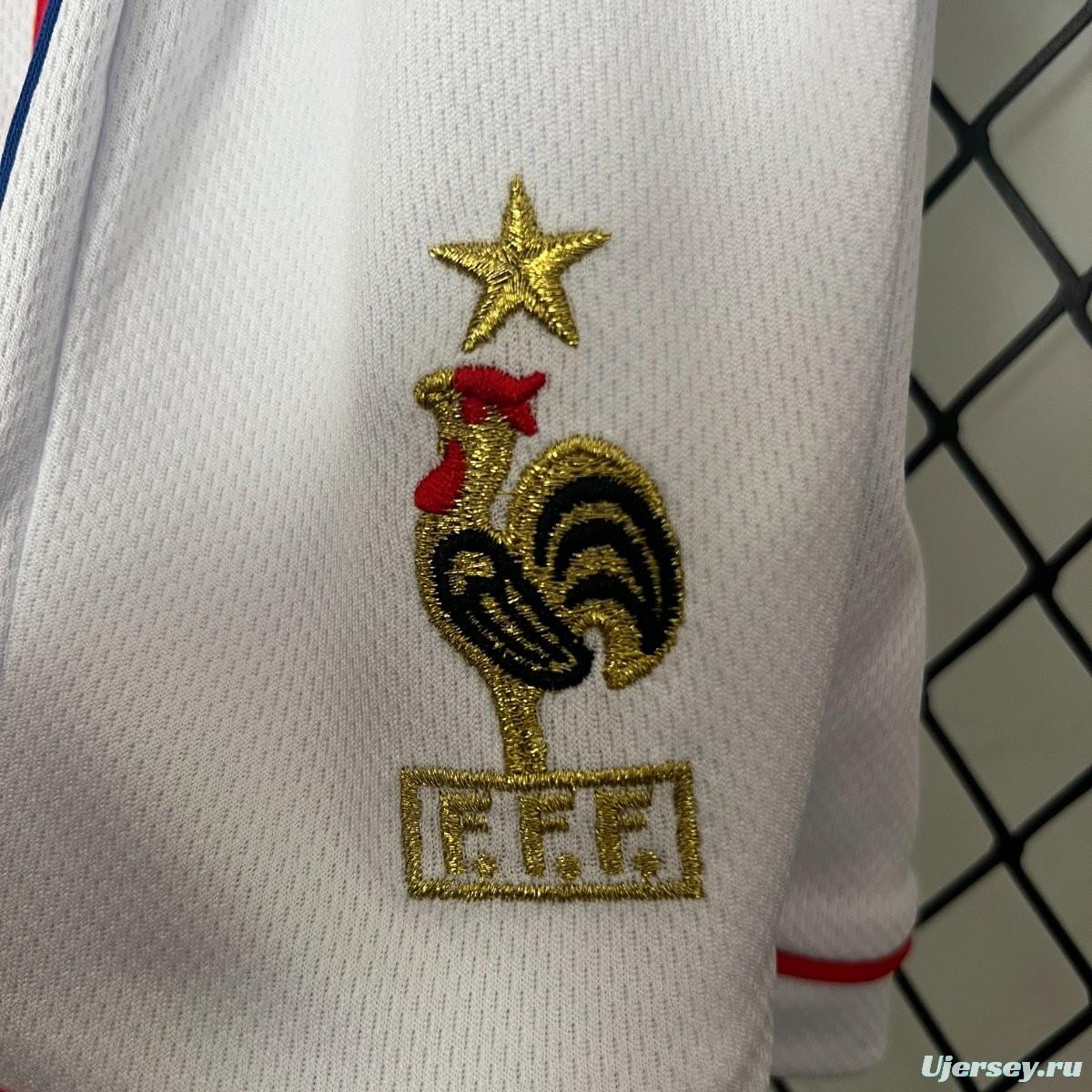 Retro 1998 Kids France Home Jersey