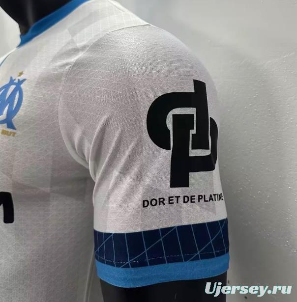 Player Version 24/25 Olympique Marseille X Team BDS Puma Esports White Jersey