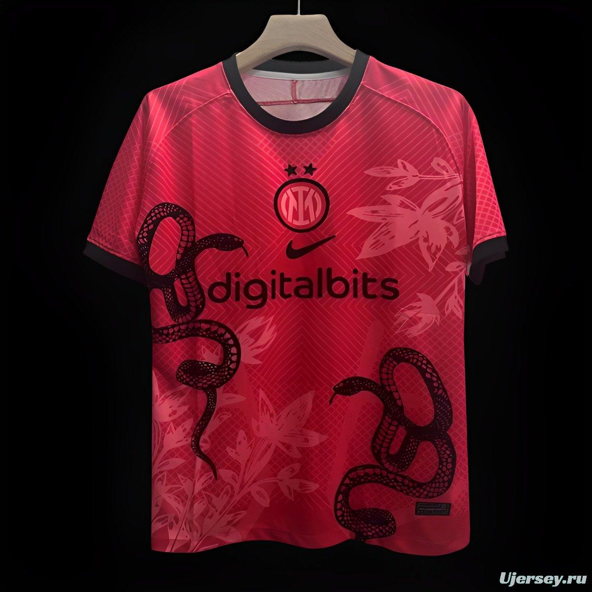 23/24 Inter Milan Red Snake Special Jersey