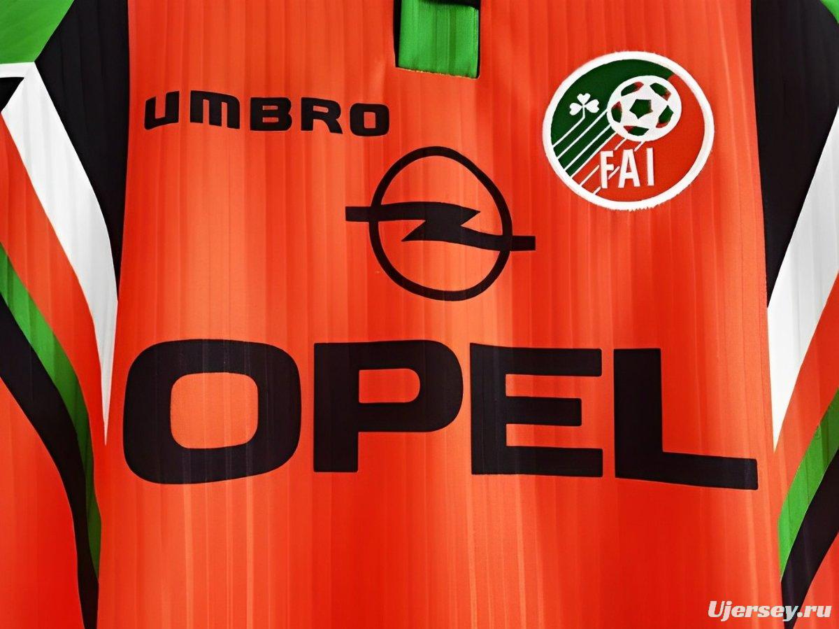 Retro 1997 Ireland Away Orange Jersey