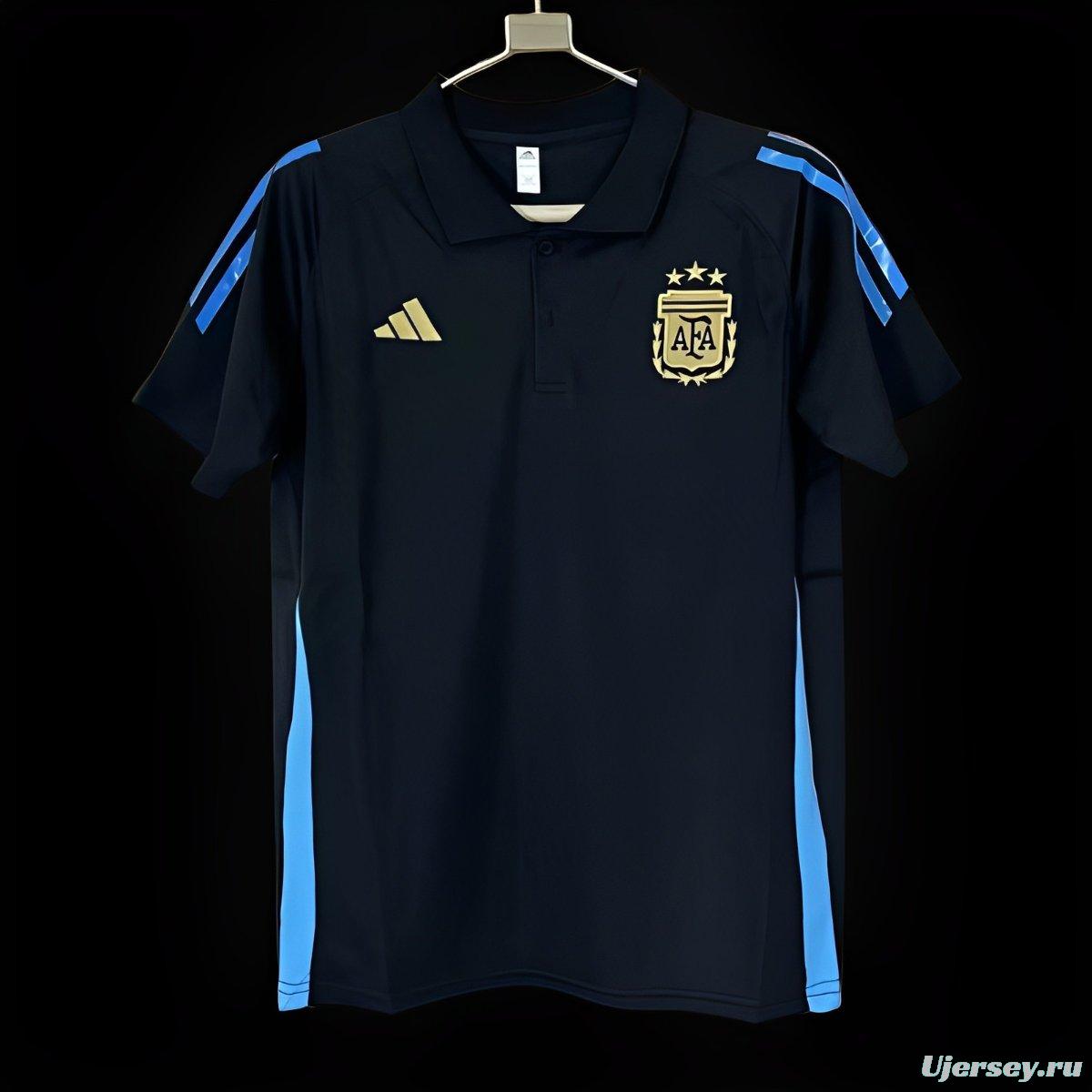 2024 Argentina Navy POLO Jersey