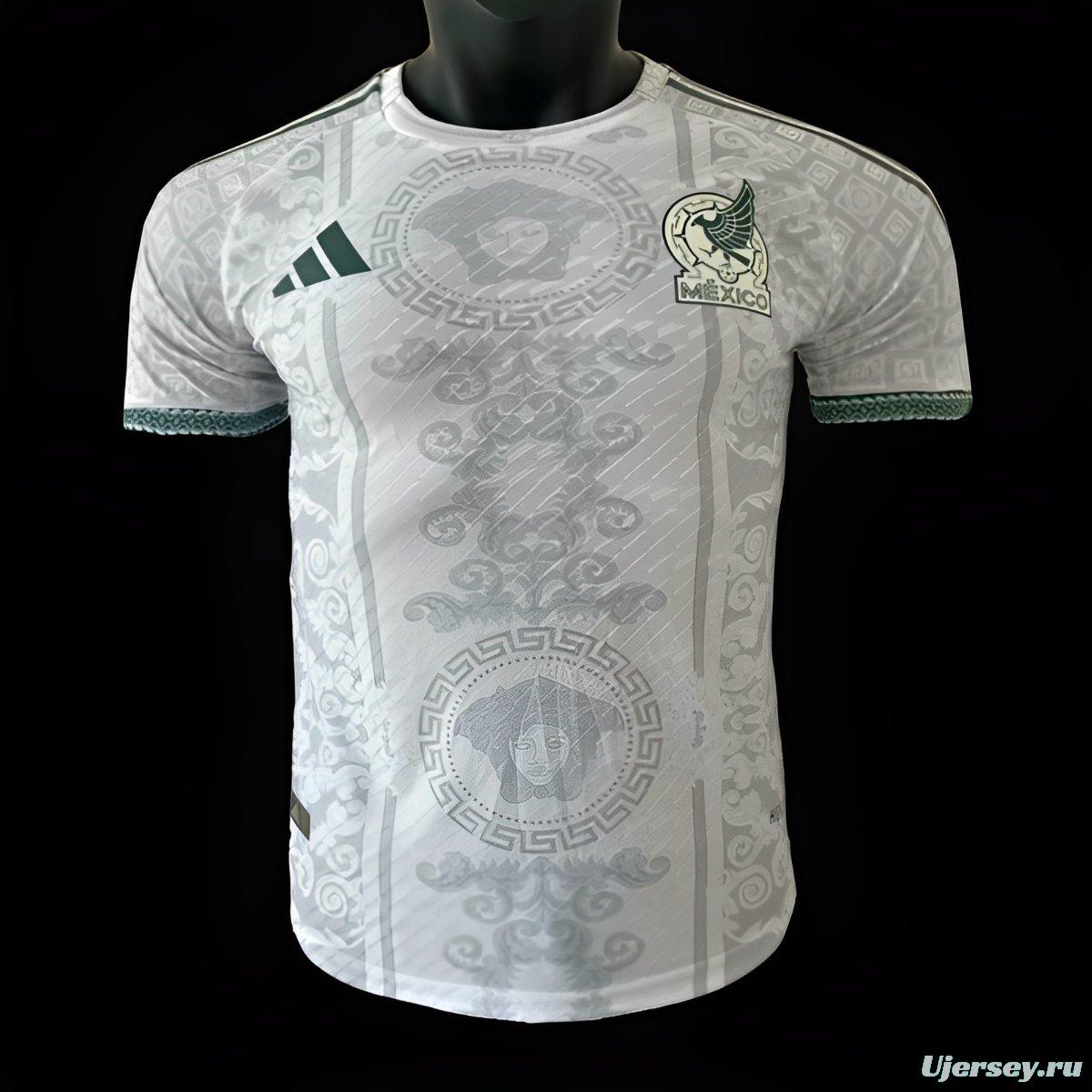 Player Version 2024 Mexico x Versace White Special Jersey