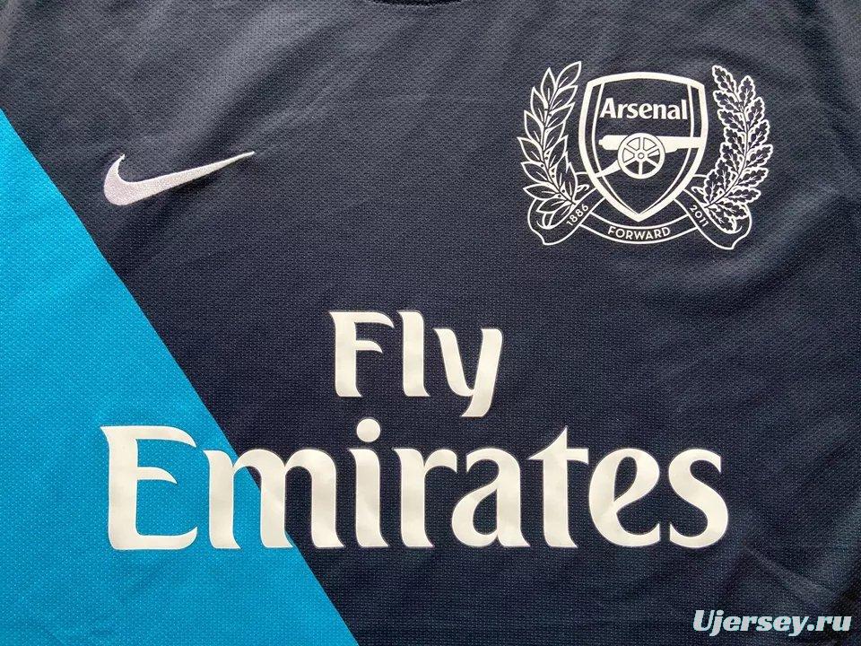 Retro 11/12 Arsenal Away Blue Jersey