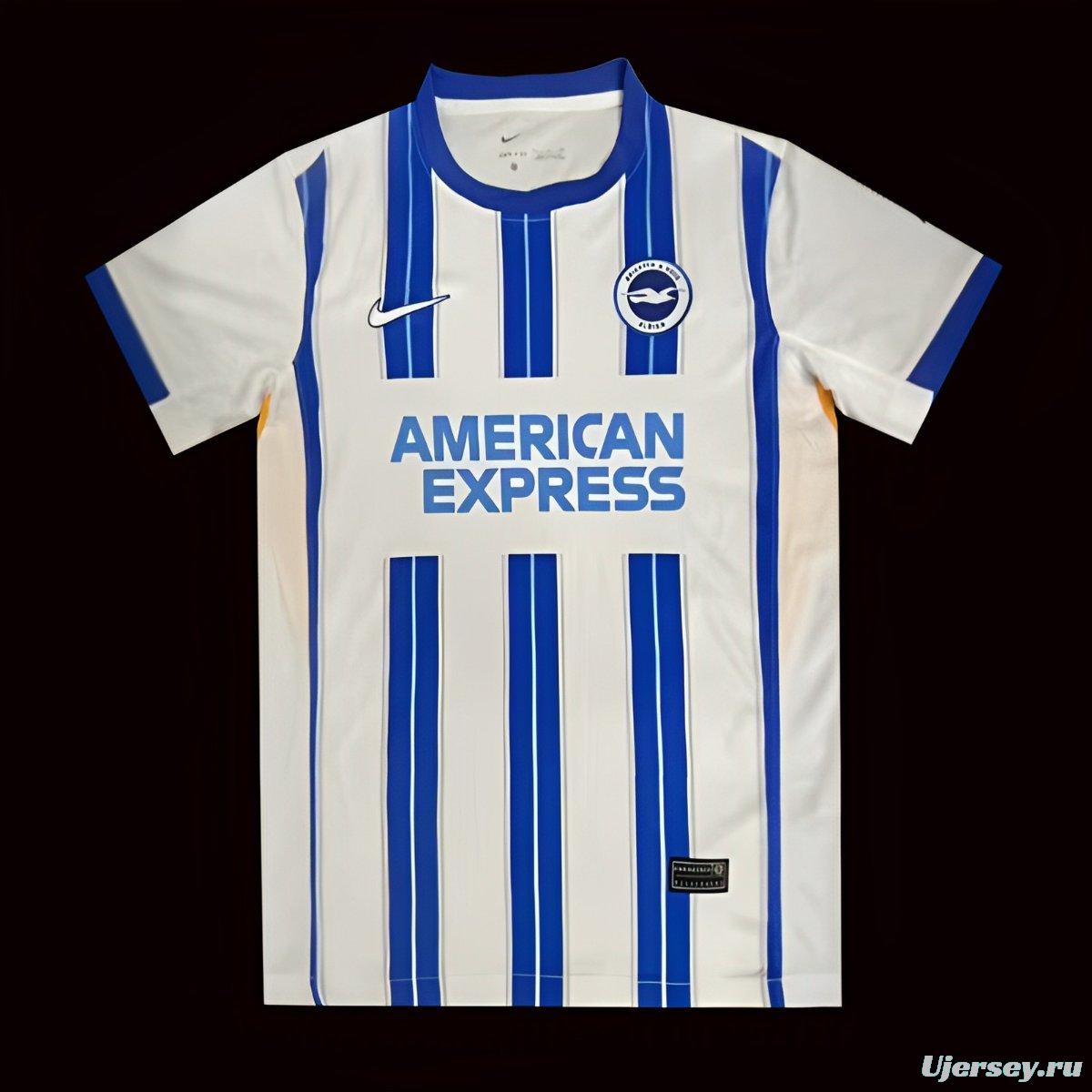 24/25 Brighton Hove Albion Away White Jersey