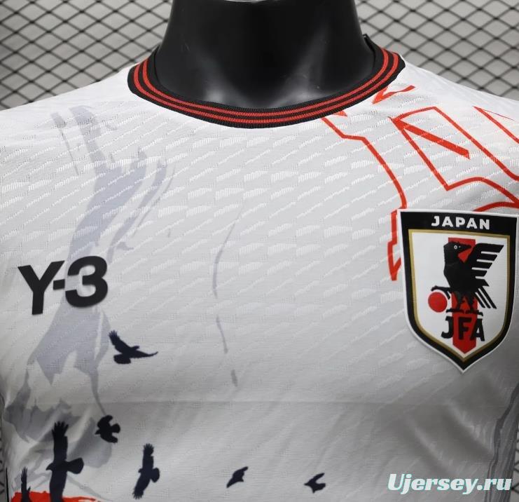 Player Version 2024 Japan White Japanese Samurai Jersey