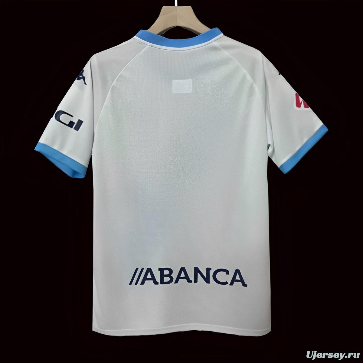 24/25 Deportivo De La Coruna Away White Jersey