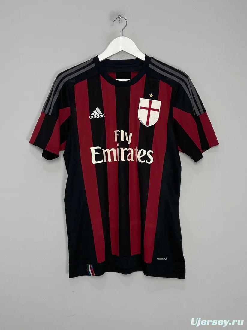 Retro 15/16 AC Milan Home Jersey