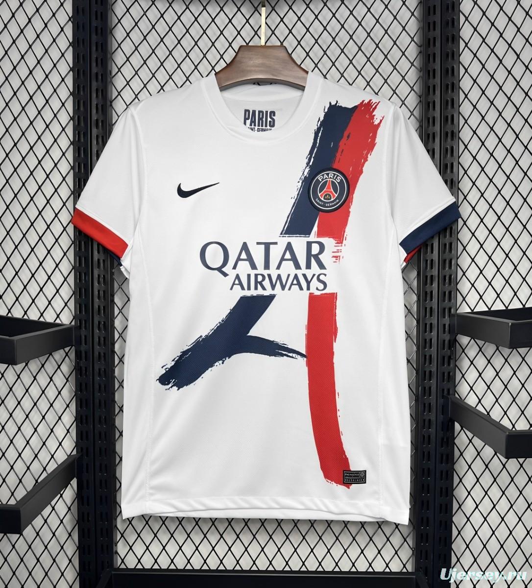 24/25 PSG Away White Jersey