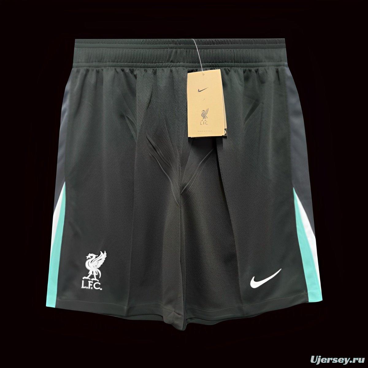 24/25 Liverpool Away Black Shorts