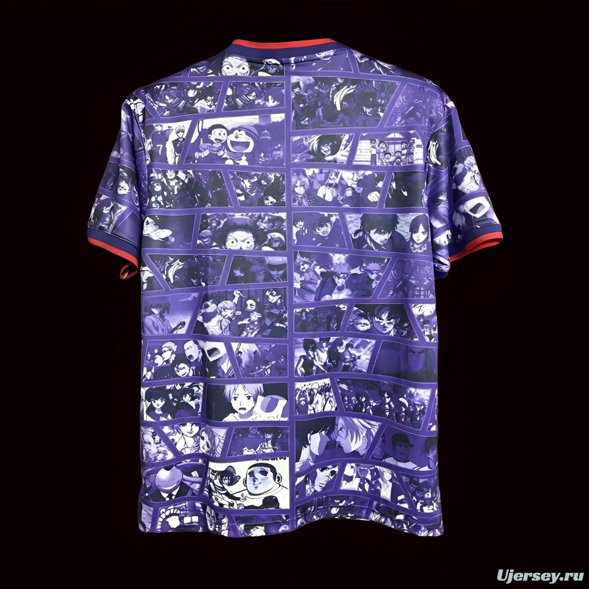 2024 Japan X Anime Purple Special Edition Jersey