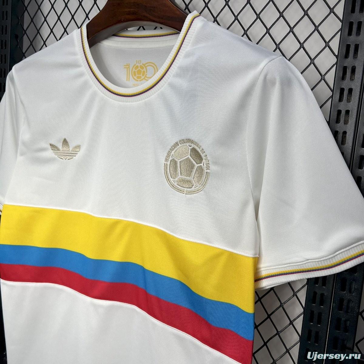 2024 Colombia White 120Th Anniversary Jersey