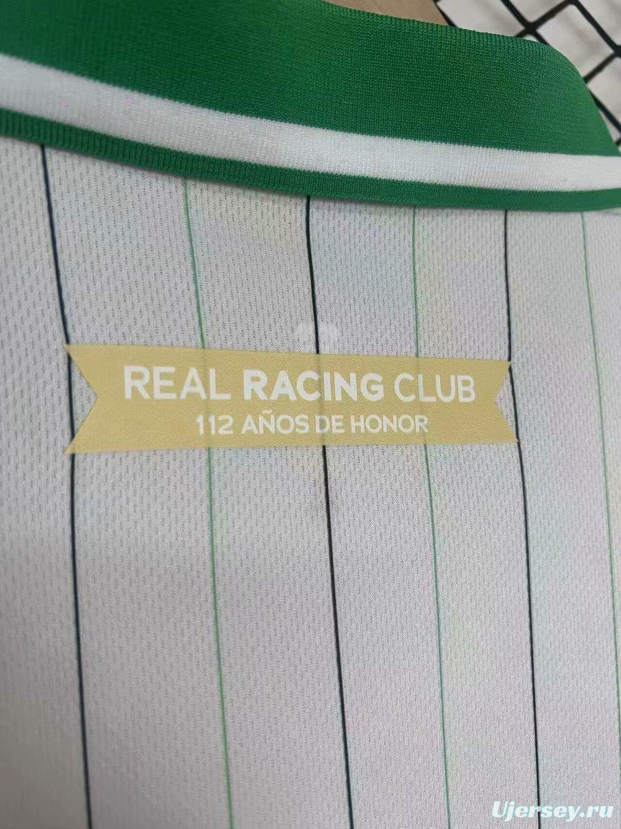25/26 Racing Santander 112 Anniversary White Jersey