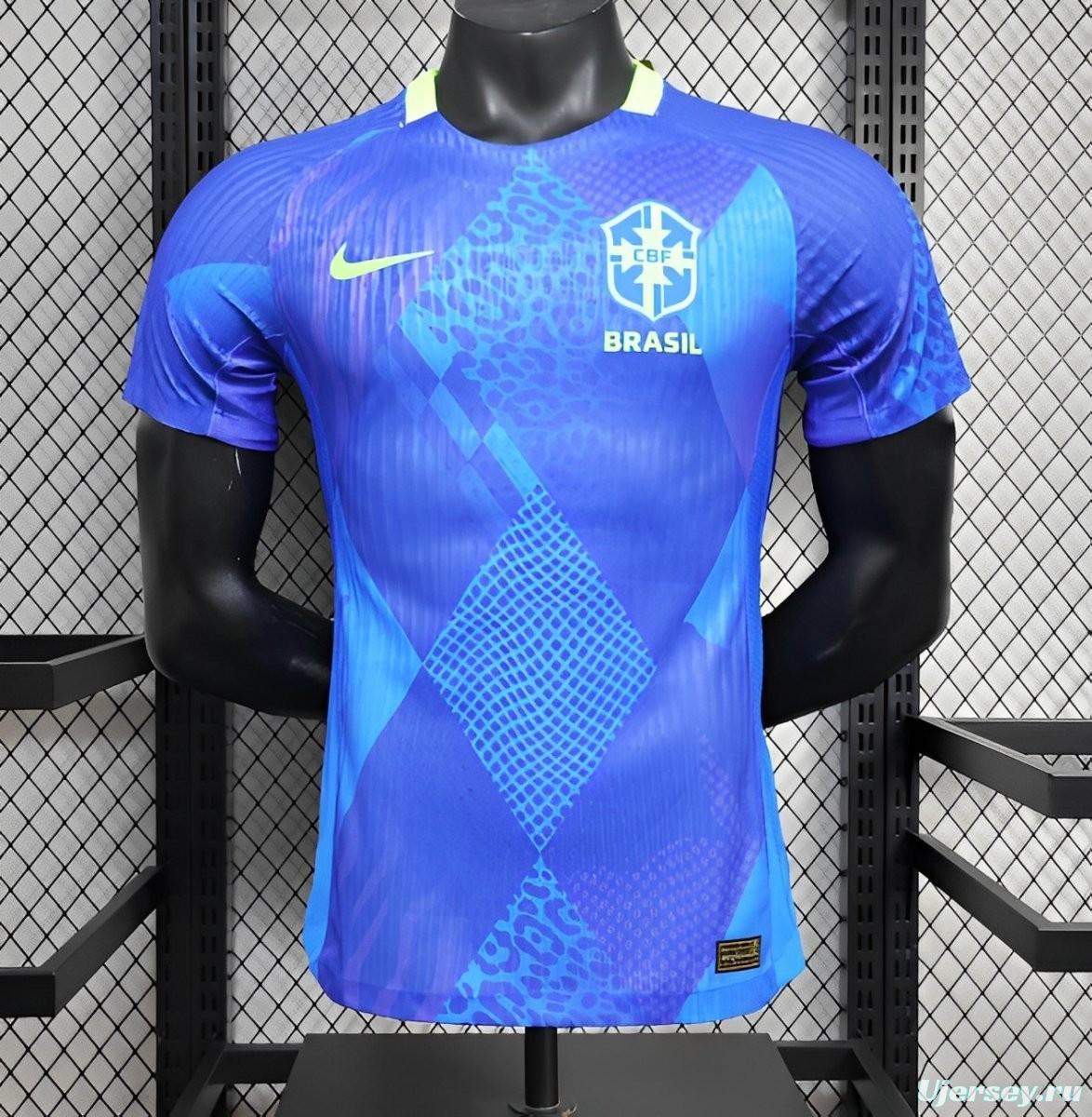 25/26 Player Version Brazil Blue Jersey