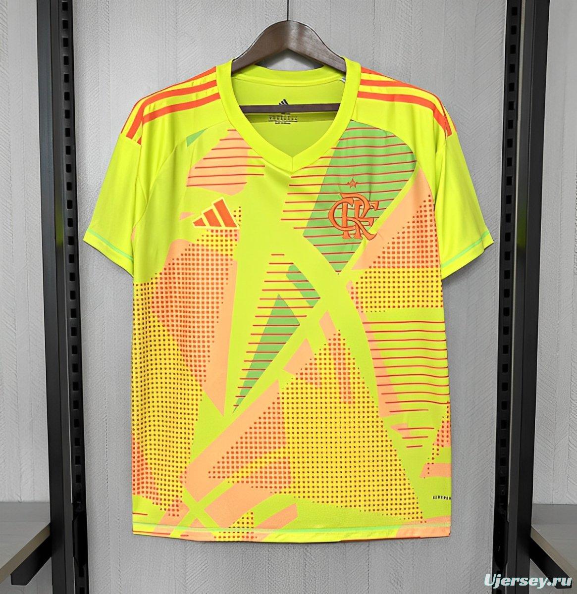 25/26 Flamengo Goalkeeper Fluorescent Green Jersey S-XXXXL