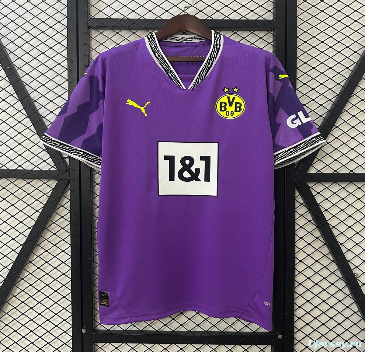 24/25 Borussia Dortmund Purple Goalkeeper Jersey