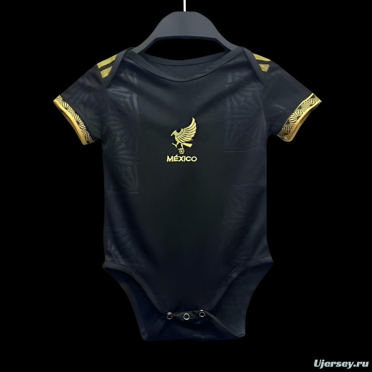 Baby 2025 Mexico Gold Cup Black Special Jersey