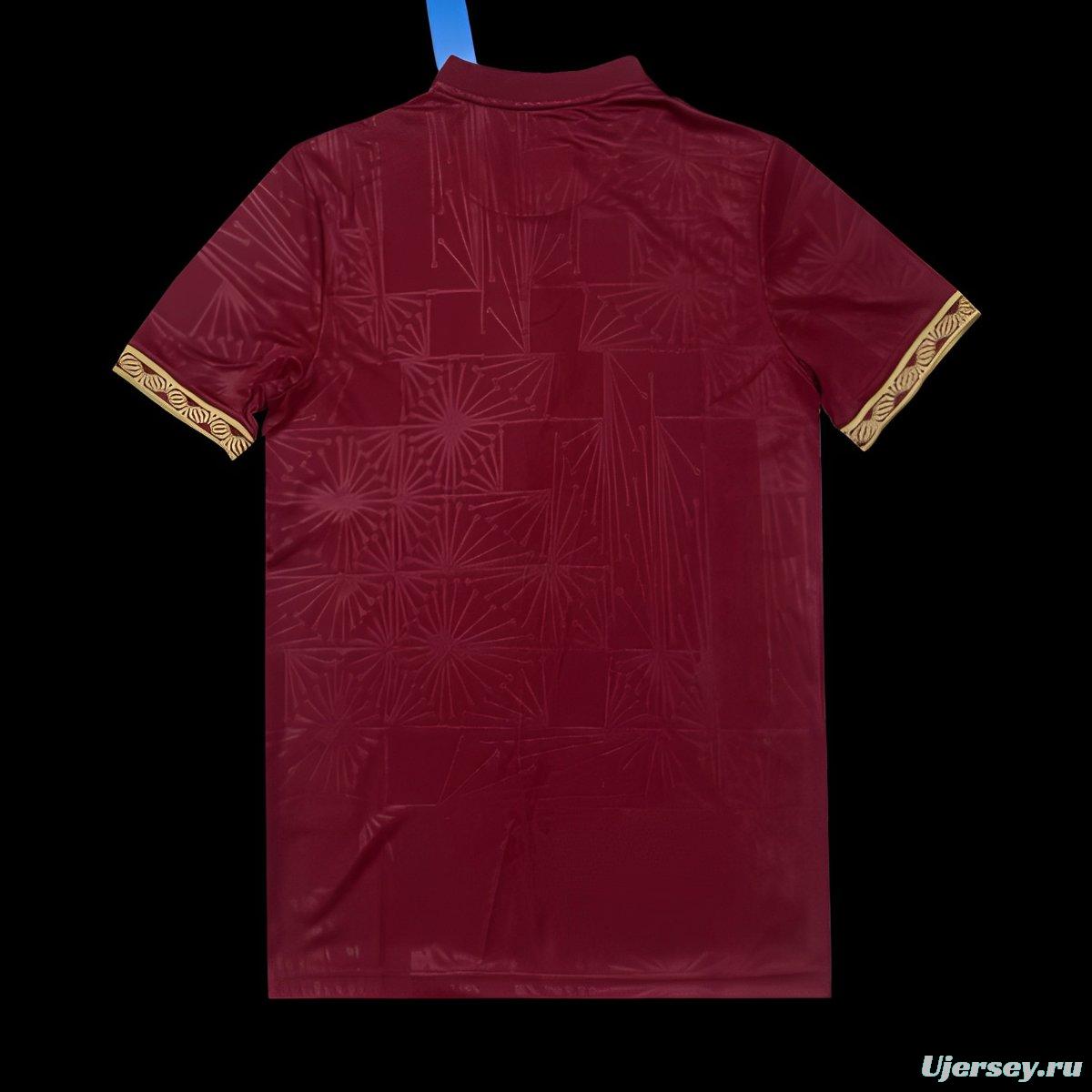 2025 Mexico Gold Cup Wine Jersey