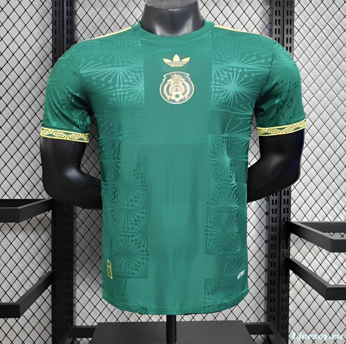 Player Version 2025 Mexico Gold Cup Green Special Jersey