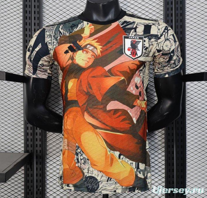 Player Version 2025 Japan Multi-Color with Naruto Anime Character Jersey
