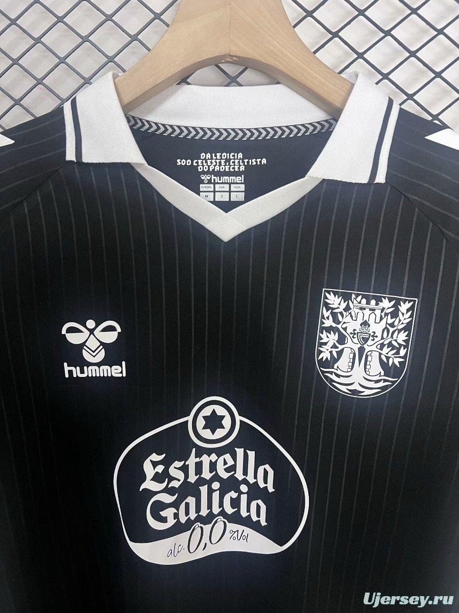 25/26 Celta Vigo 2025 Hummel "Olive Tree of 100 Years" Black Jersey