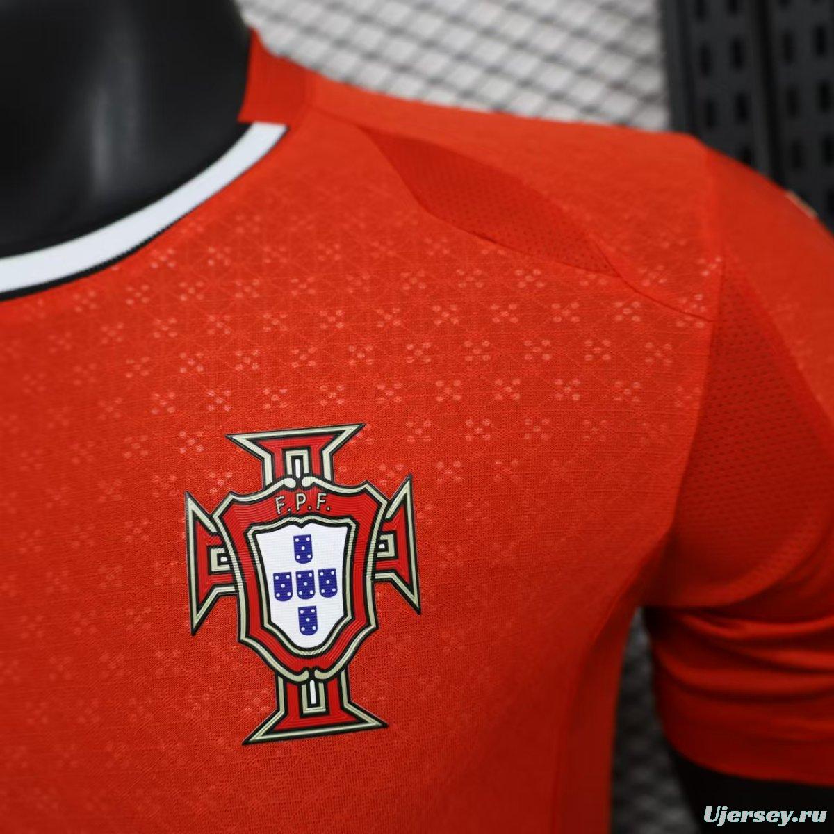 Player Version 2024 Portugal Home Jersey