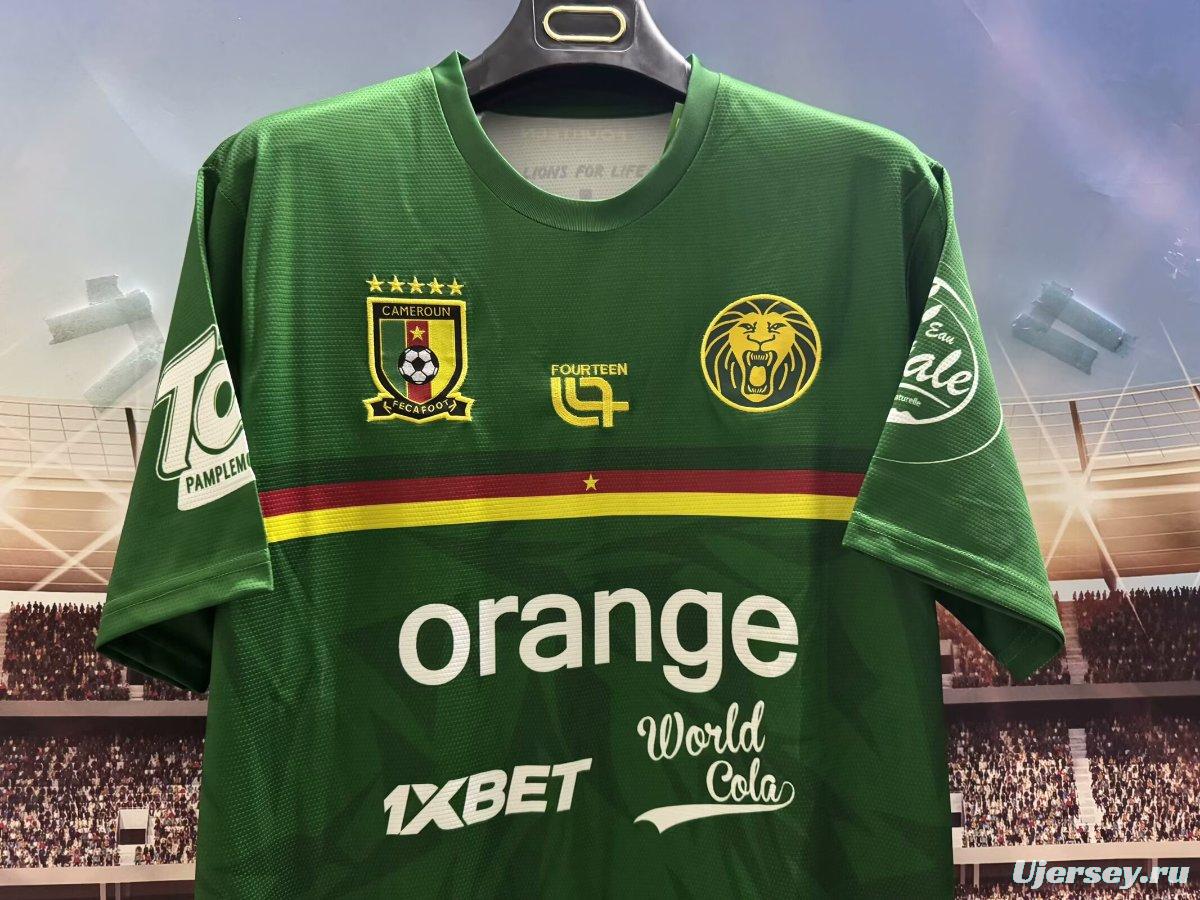 2025 Cameroon Green Pre-Match Jersey