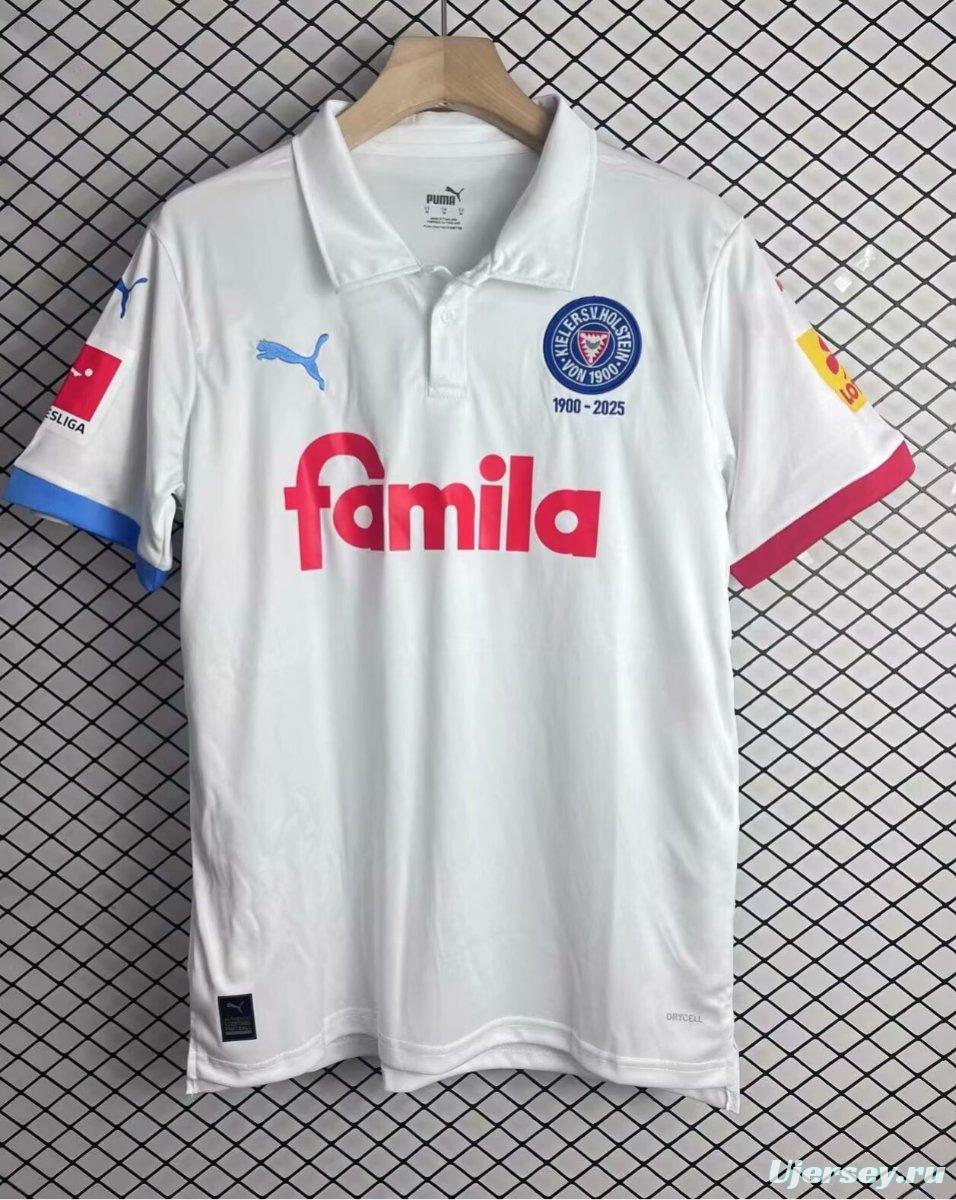 24/25 Holstein Kiel 125Th Anniversary WHITE Jersey