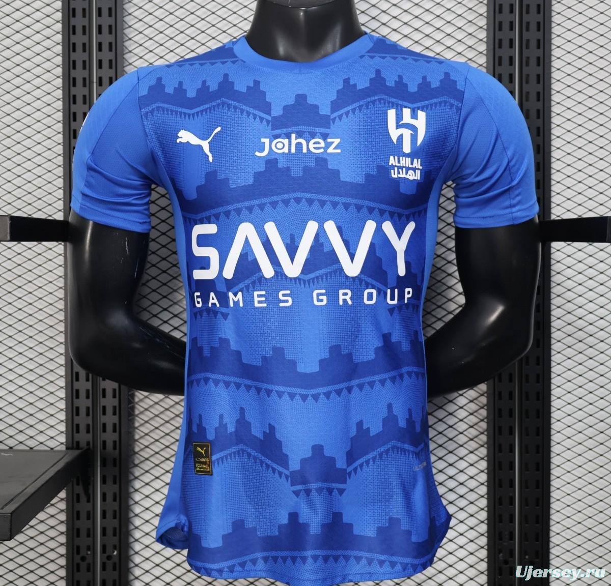 Player Version 25/26 Al Hilal Home Jersey