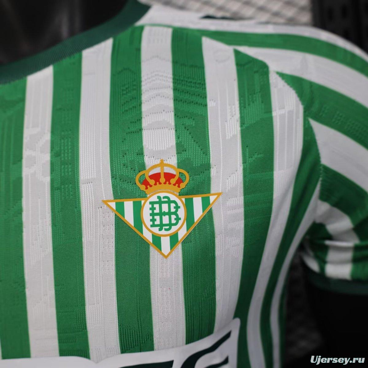 Player Version 25/26 Real Betis Home Jersey