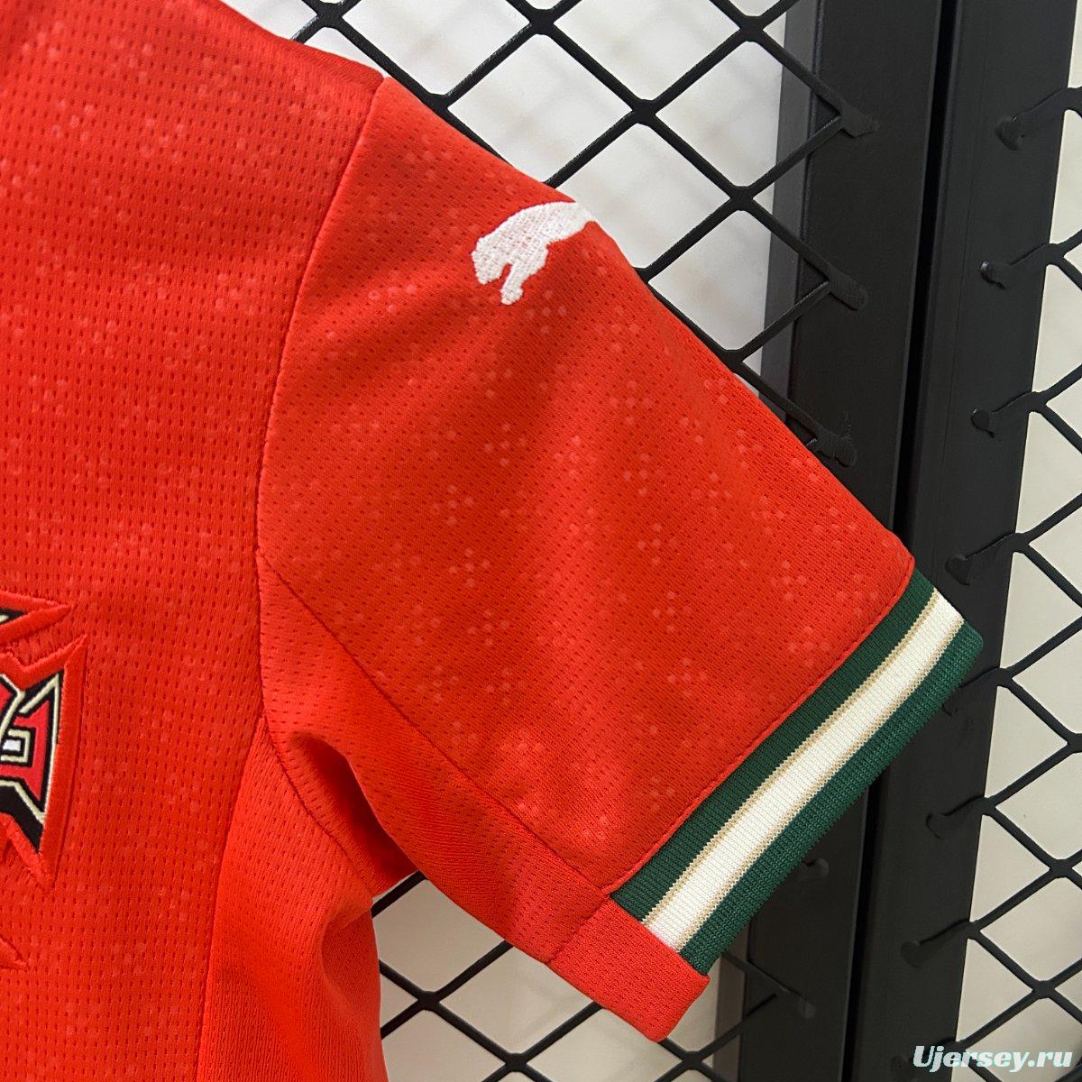 2025 Kids Portugal Home Jersey