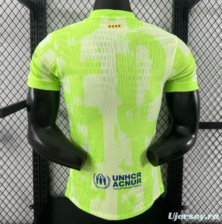 24/25 Barcelona x Travis Scott Third Green Jersey