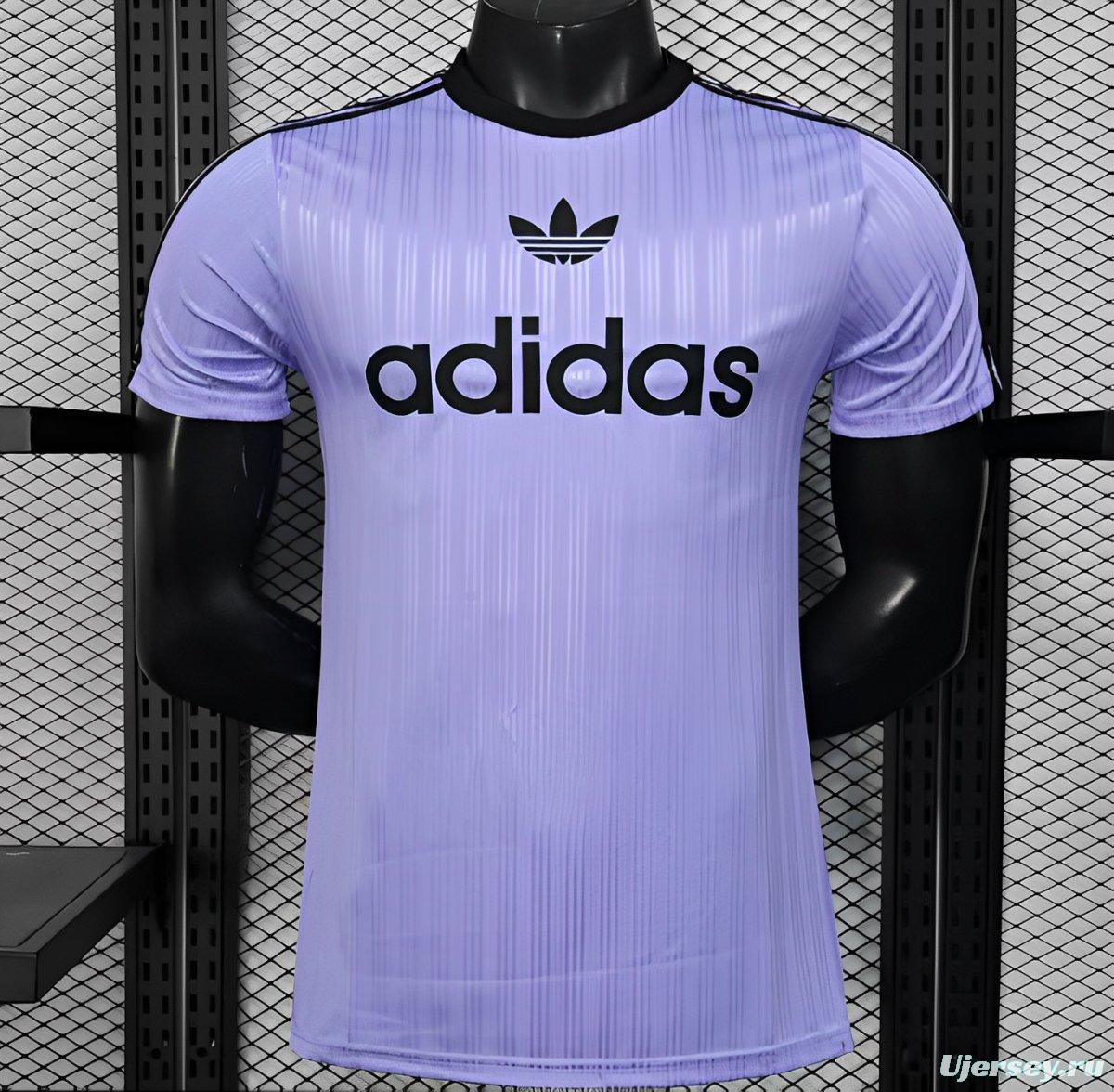Player Version 2025 Adidas Original Purple T-Shirt