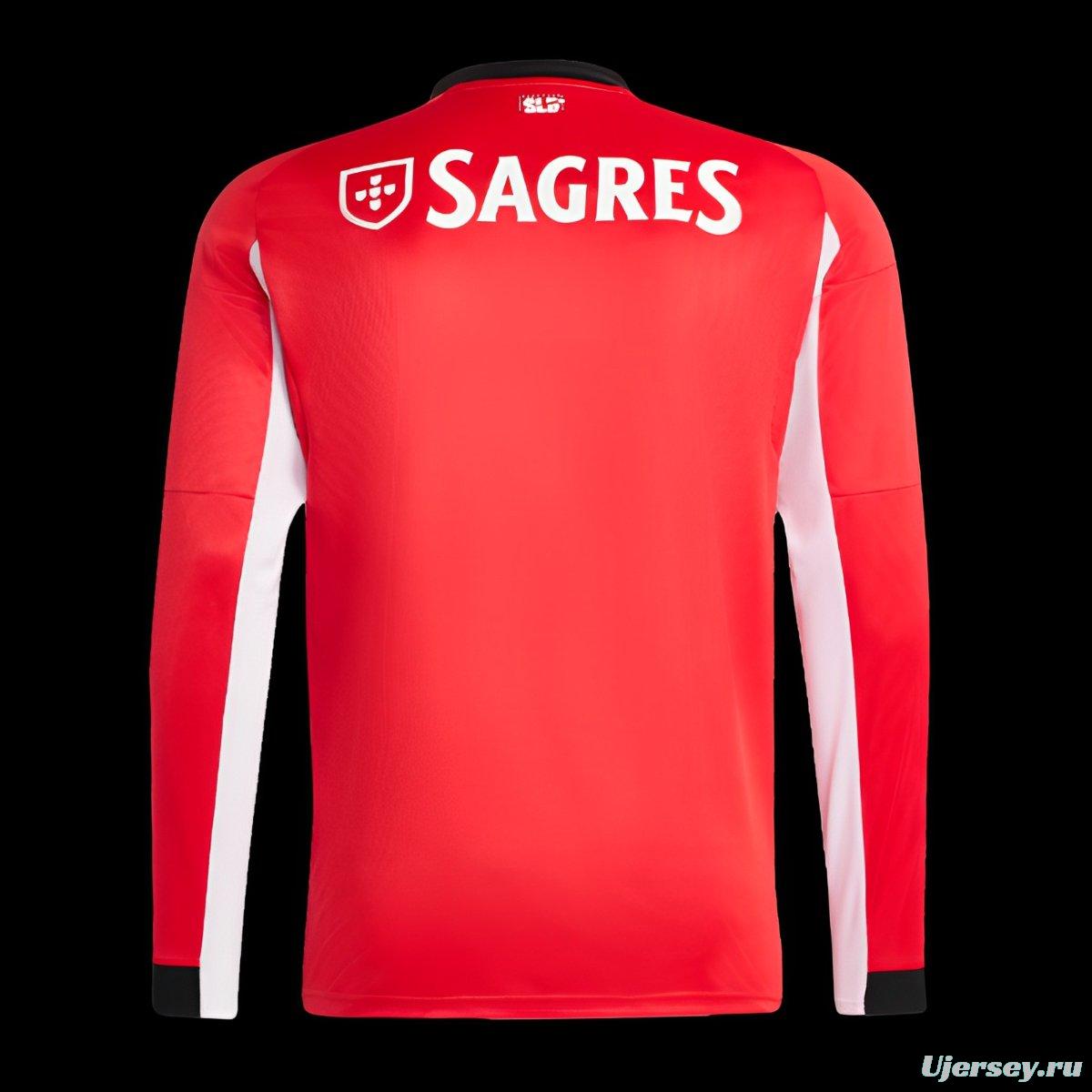 25/26 Benfica Home Long Sleeve Jersey