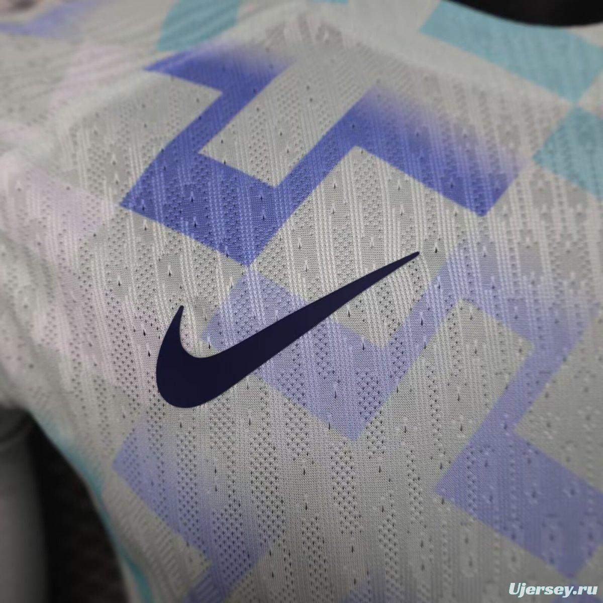 Player Version 25/26 Inter Milan Away WHITE Long Sleeve Jersey