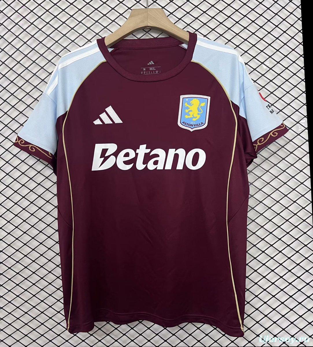 25/26 Aston Villa Home Jersey