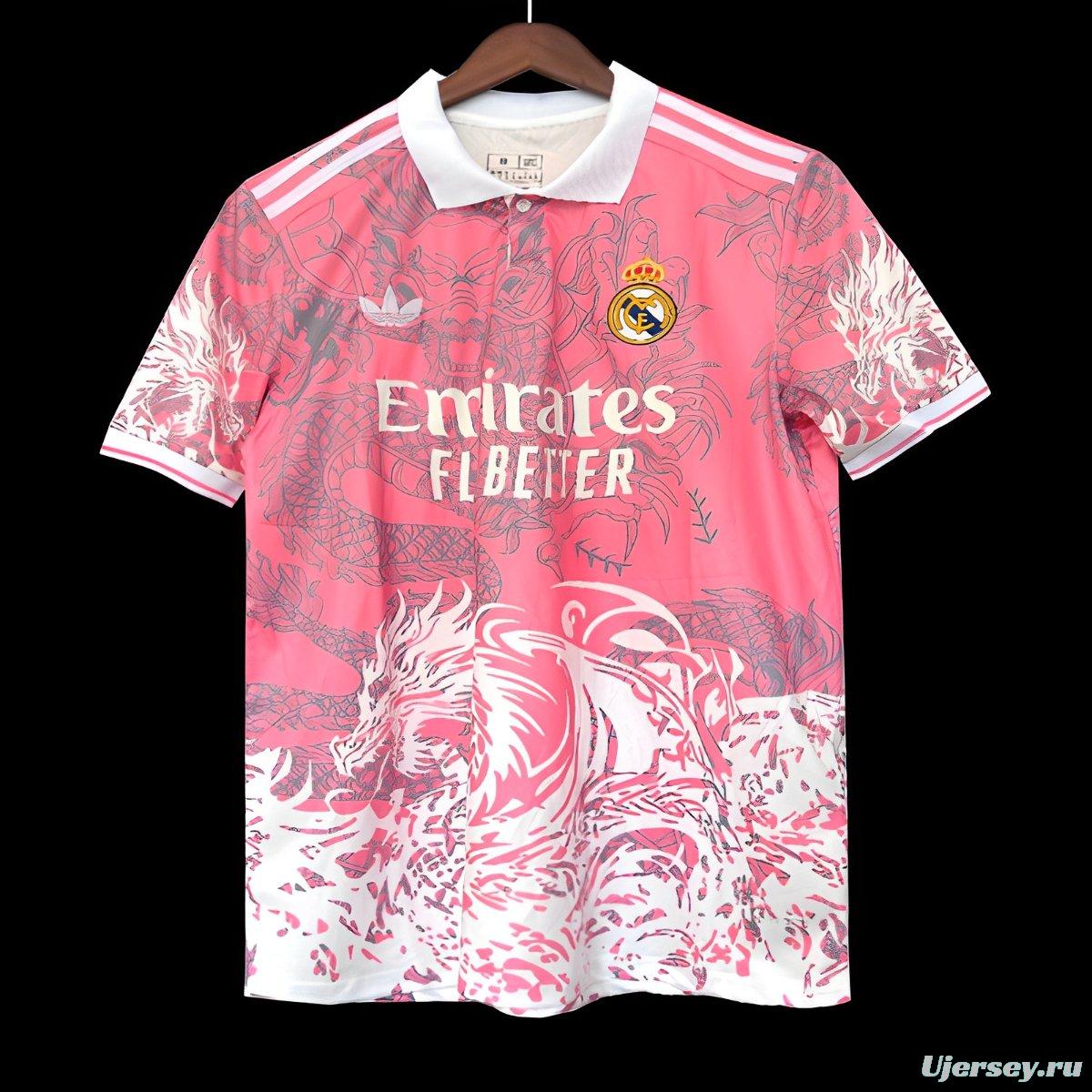 25/26 Real Madrid Pink Dragon Special Jersey